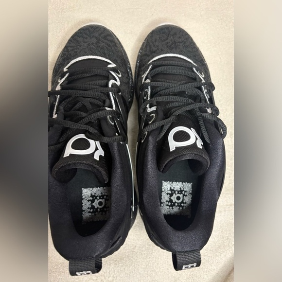 Men’s Size 9 Nike KD 15 TB Team Basketball Shoe Black/White Speckle DO9826-002 main image 8